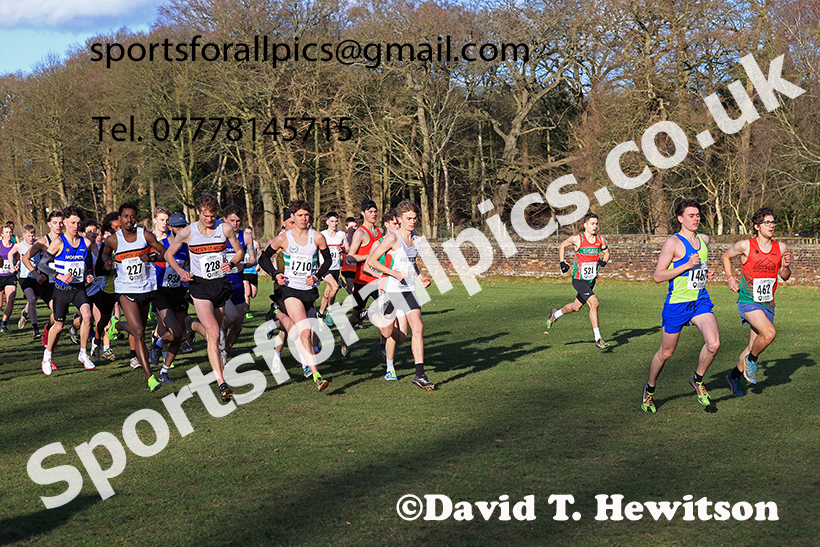 Junior mens 2025 Northern Cross Country Champs, Tatton Park, Knutsford, Cheshire. Photo: David T. Hewitson/Sports for All Pics